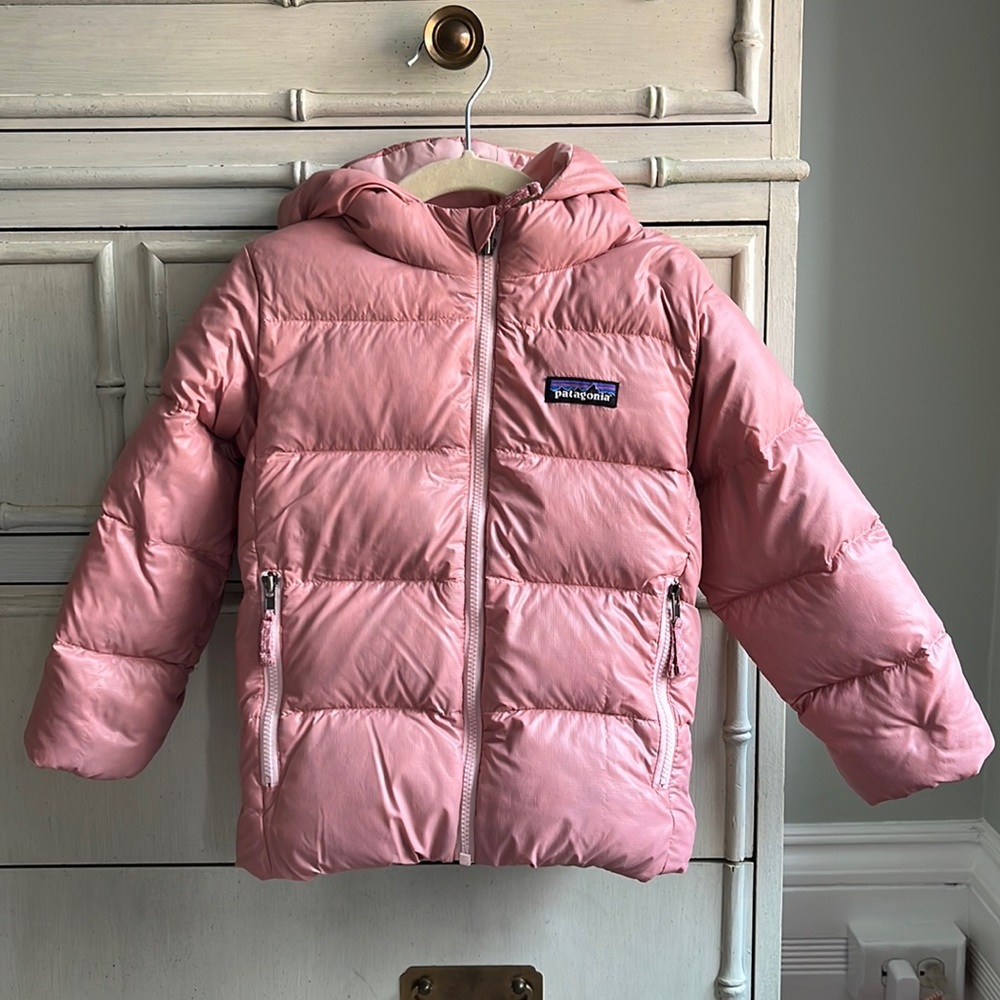 Baby Hi-Loft Down Sweater Hoody, Pink